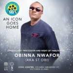 Actors Guild of Nigeria to hold Light procession and Night of Tribute for its member, Late Actor Obinna Nwafor a.k.a St. Obi.