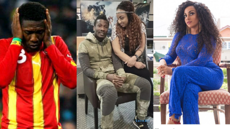 Asamoah Gyan and Gifty Gyan