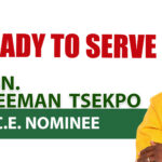 Hon. Freeman Tsekpo for MCE, Ashaiman Municipal Assembly.